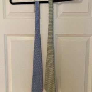Vineyard Vines; Youth Boy Tie; Baseball Tie in Blue or Green